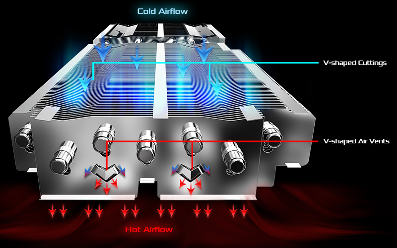 VGA Air Deflecting Fin E200